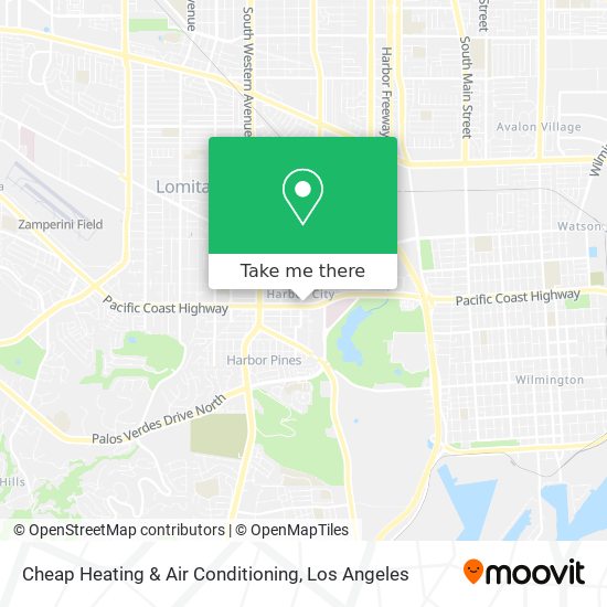 Cheap Heating & Air Conditioning map