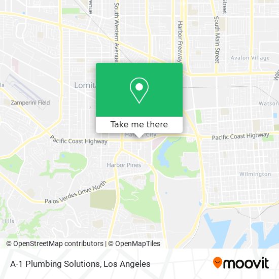 A-1 Plumbing Solutions map