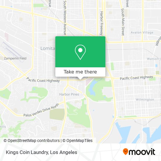 Kings Coin Laundry map