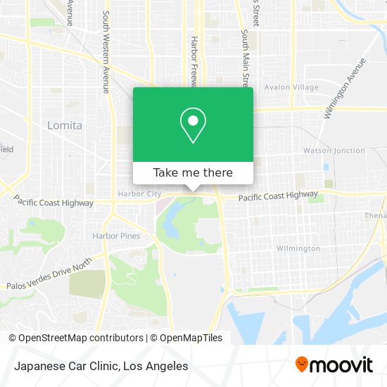 Japanese Car Clinic map