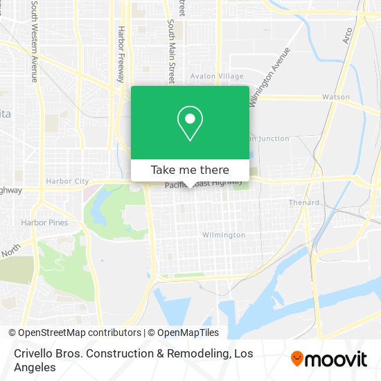 Crivello Bros. Construction & Remodeling map