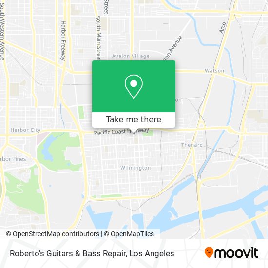 Roberto's Guitars & Bass Repair map