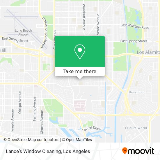 Lance's Window Cleaning map