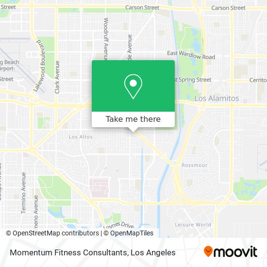 Momentum Fitness Consultants map