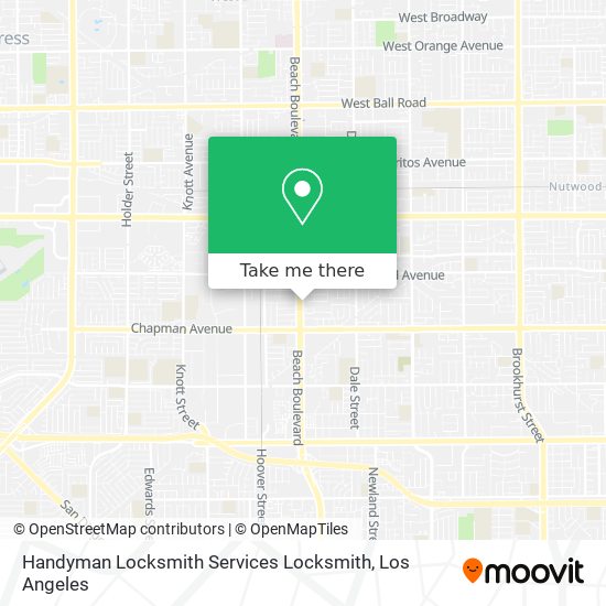 Mapa de Handyman Locksmith Services Locksmith