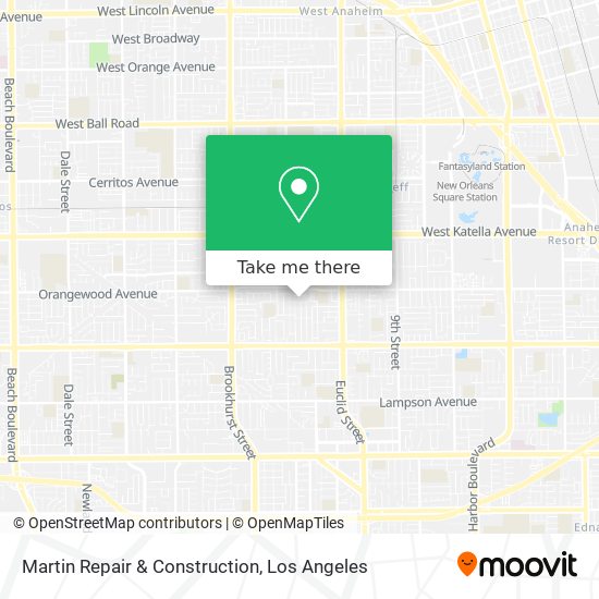 Martin Repair & Construction map