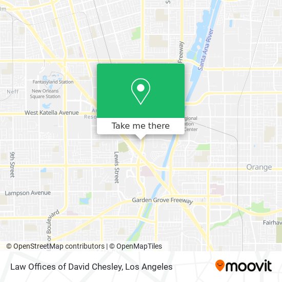 Law Offices of David Chesley map