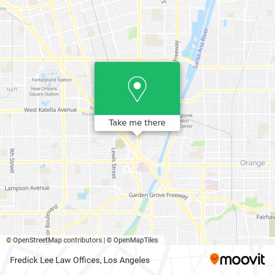 Fredick Lee Law Offices map