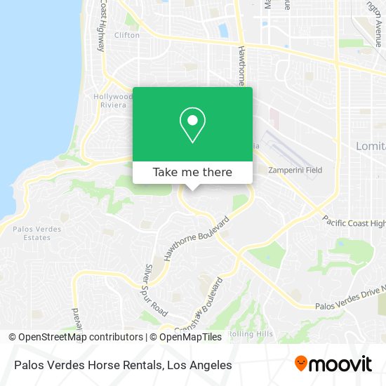 Palos Verdes Horse Rentals map