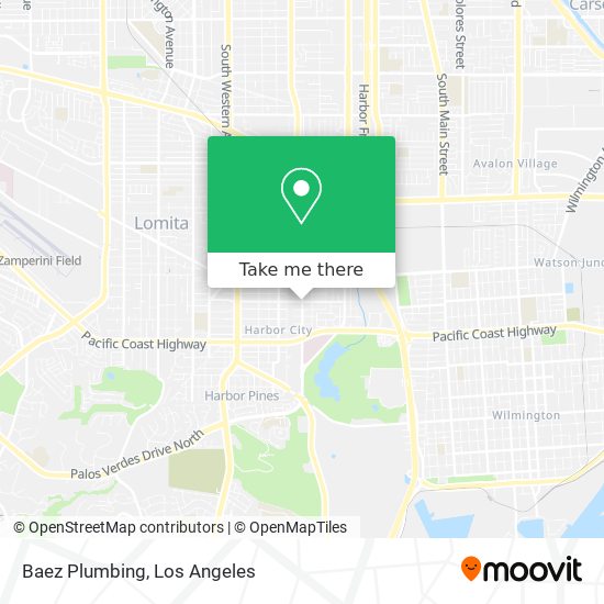 Mapa de Baez Plumbing