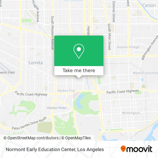 Normont Early Education Center map