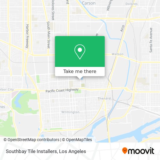 Southbay Tile Installers map