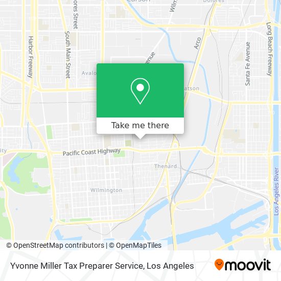 Mapa de Yvonne Miller Tax Preparer Service