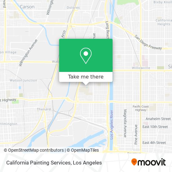 California Painting Services map