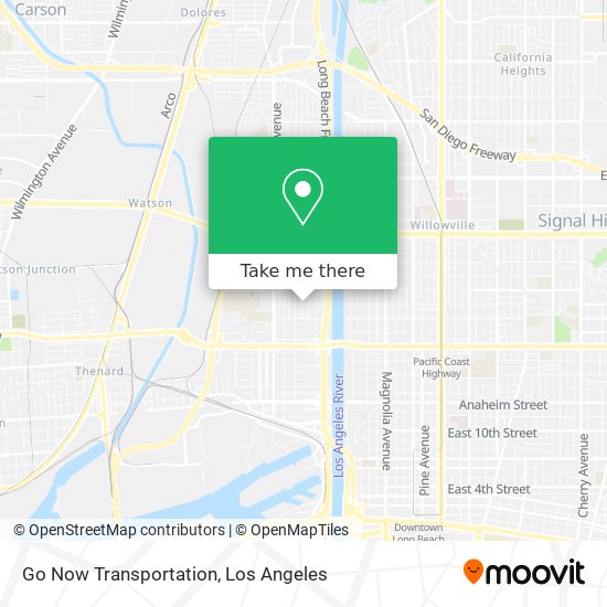 Mapa de Go Now Transportation