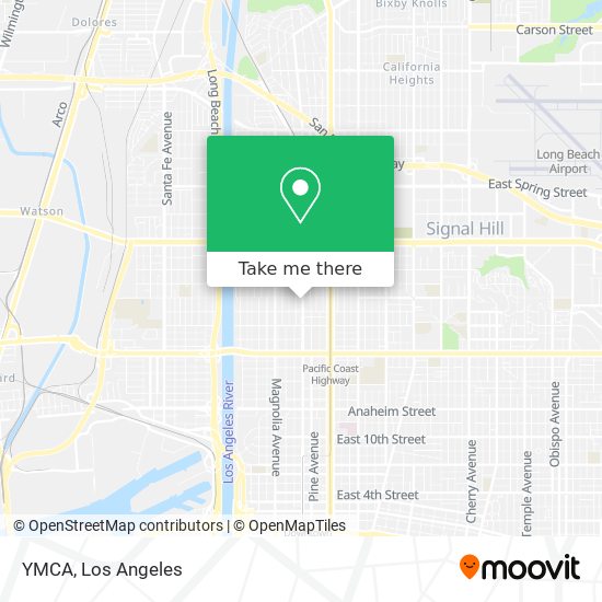 YMCA map