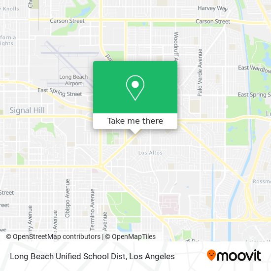 Long Beach Unified School Dist map