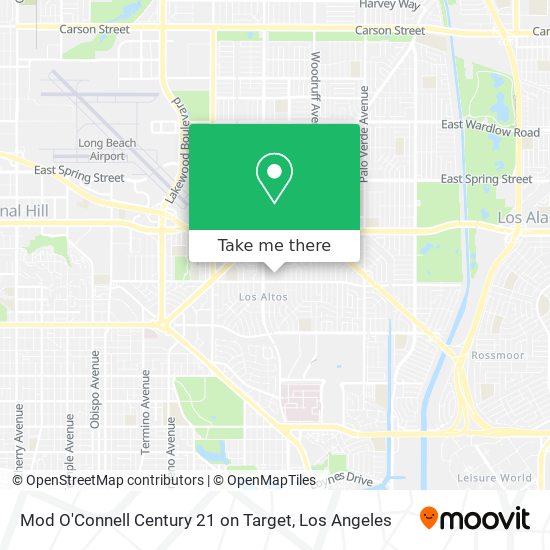 Mod O'Connell Century 21 on Target map