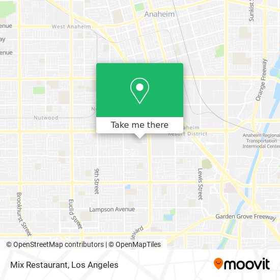 Mix Restaurant map