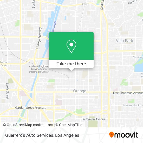 Mapa de Guerrero's Auto Services