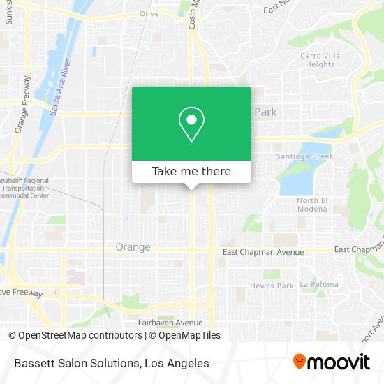 Bassett Salon Solutions map