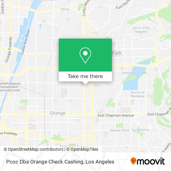 Pcoc Dba Orange Check Cashing map