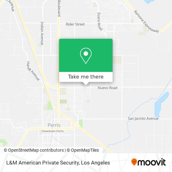 Mapa de L&M American Private Security