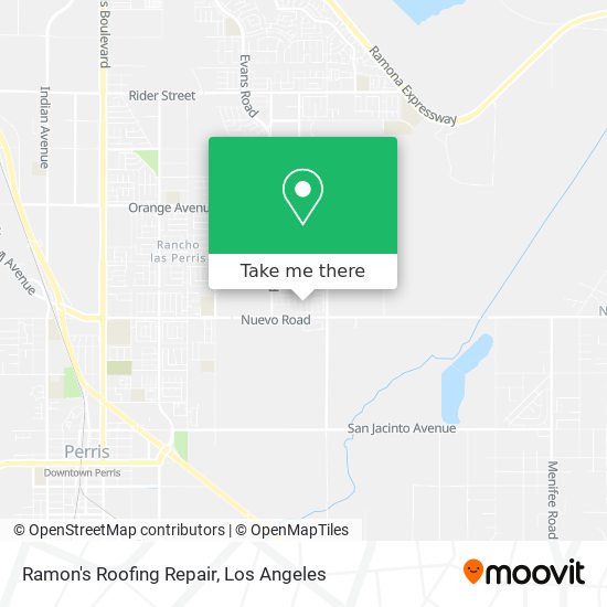 Ramon's Roofing Repair map