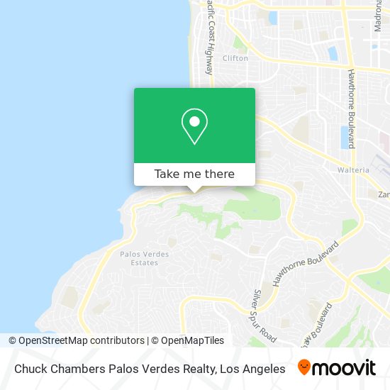 Chuck Chambers Palos Verdes Realty map