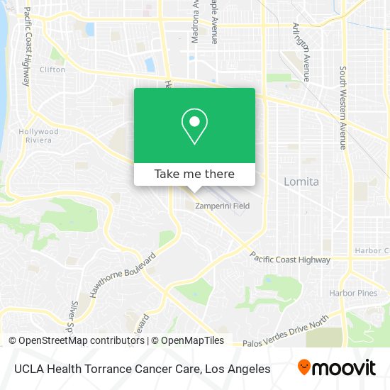 Mapa de UCLA Health Torrance Cancer Care