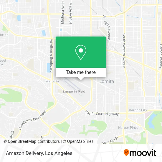 Amazon Delivery map