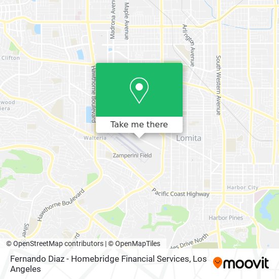 Fernando Diaz - Homebridge Financial Services map