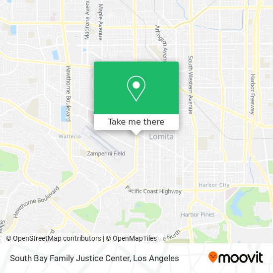 South Bay Family Justice Center map