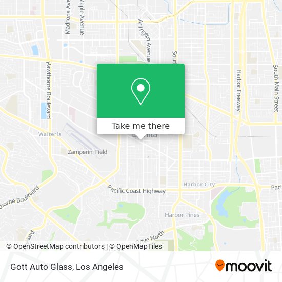 Mapa de Gott Auto Glass