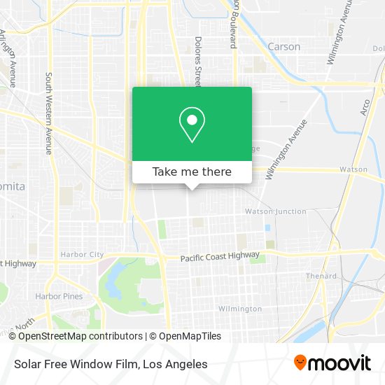 Mapa de Solar Free Window Film