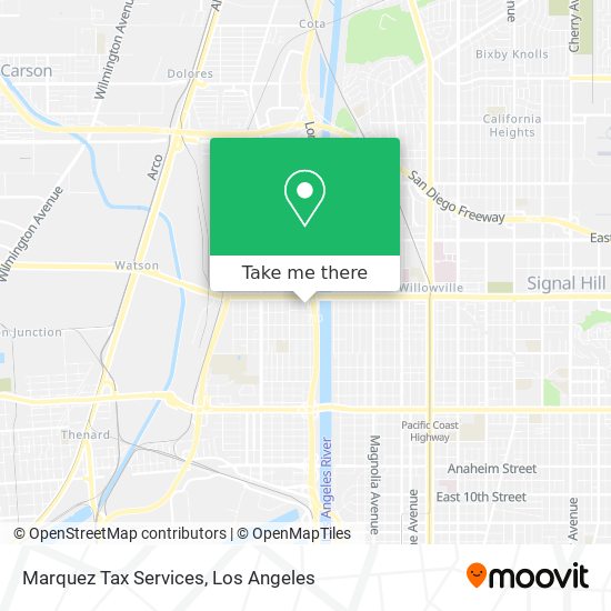 Marquez Tax Services map