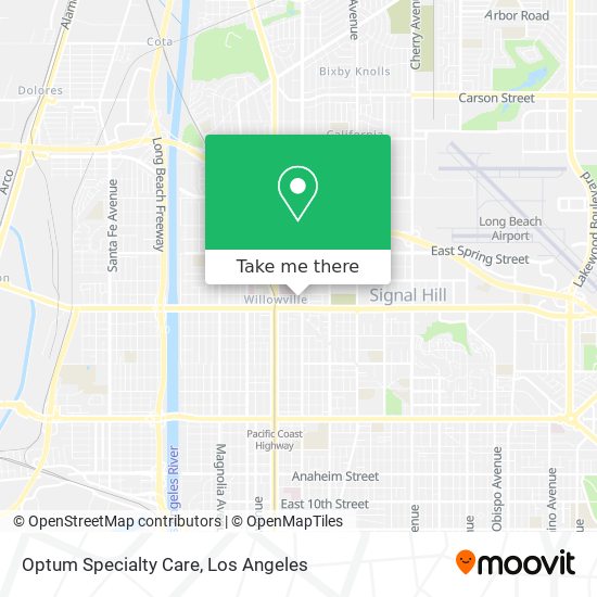 Optum Specialty Care map