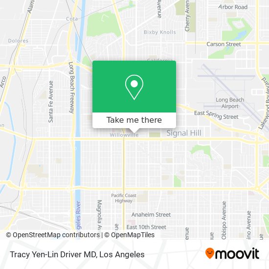 Mapa de Tracy Yen-Lin Driver MD