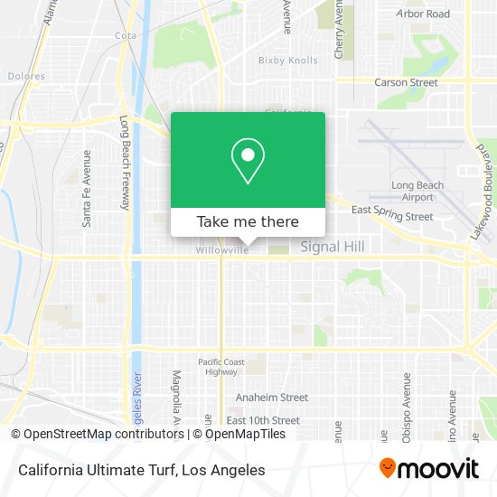 Mapa de California Ultimate Turf