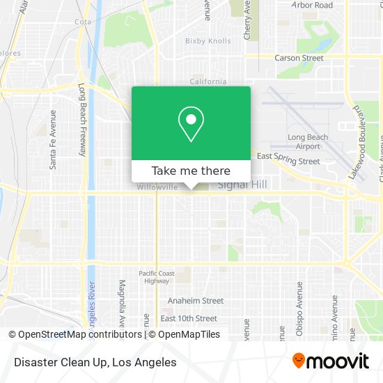 Disaster Clean Up map