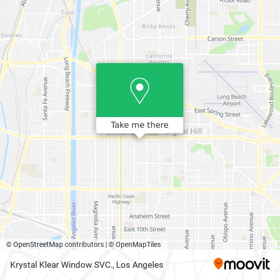 Krystal Klear Window SVC. map