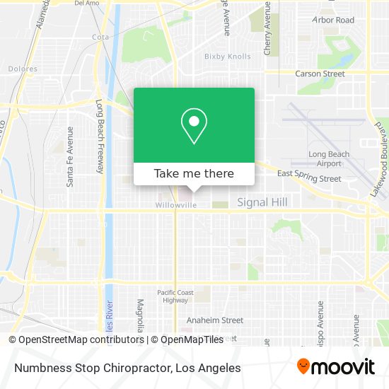 Numbness Stop Chiropractor map