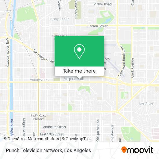 Punch Television Network map