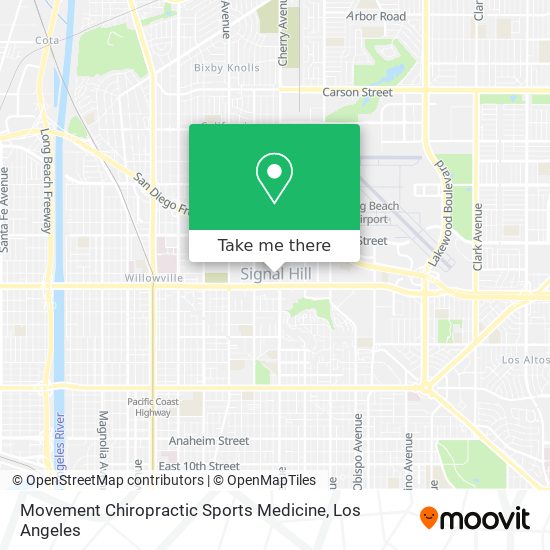Mapa de Movement Chiropractic Sports Medicine