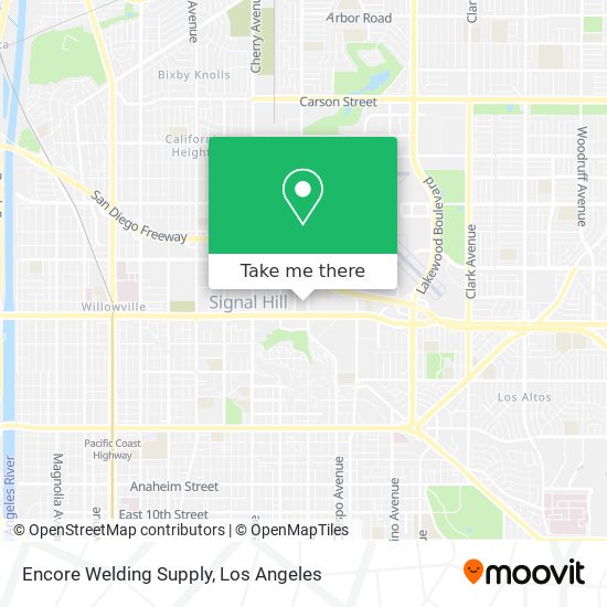 Encore Welding Supply map