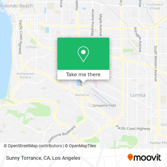 Sunny Torrance, CA map