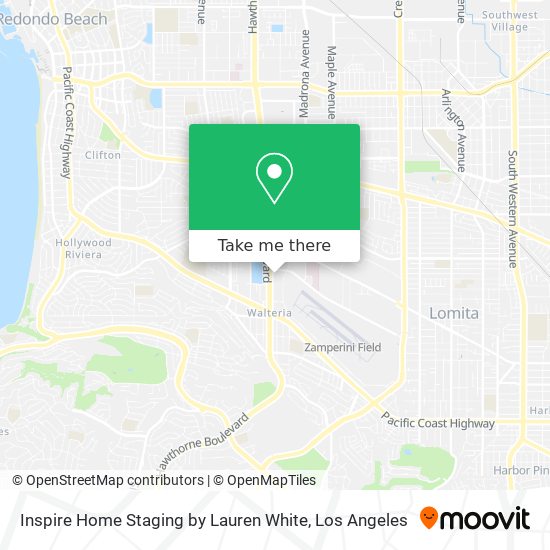 Inspire Home Staging by Lauren White map