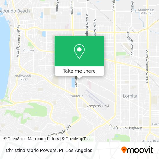 Christina Marie Powers, Pt map