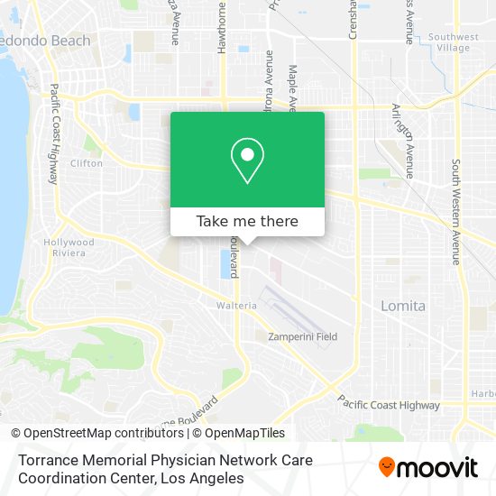 Mapa de Torrance Memorial Physician Network Care Coordination Center
