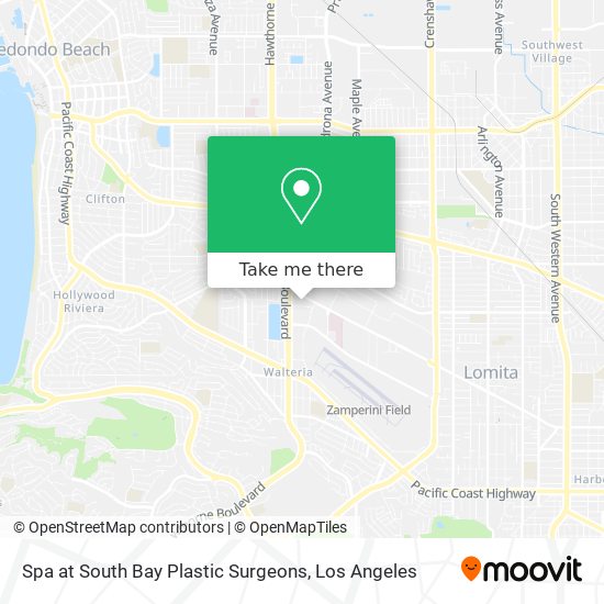 Spa at South Bay Plastic Surgeons map